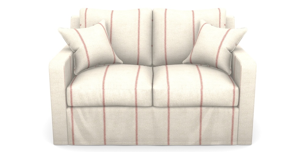 Product photograph of Stopham Sofa Bed 2 Seater Sofa Bed In Grain Sack Stripe - Red from Sofas and Stuff Limited