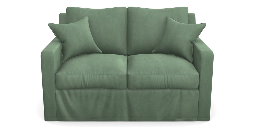 Product photograph of Stopham Sofa Bed 2 Seater Sofa Bed In House Clever Velvet - Celadon from Sofas and Stuff Limited