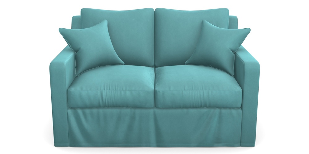 Product photograph of Stopham Sofa Bed 2 Seater Sofa Bed In House Clever Velvet - Duck Egg from Sofas and Stuff Limited