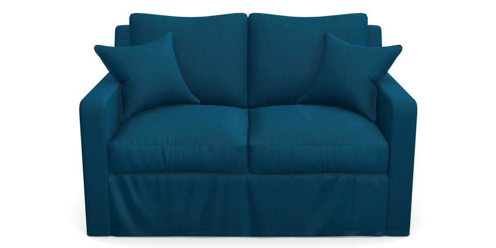Product photograph of Stopham Sofa Bed 2 Seater Sofa Bed In House Clever Velvet - Ocean from Sofas and Stuff Limited