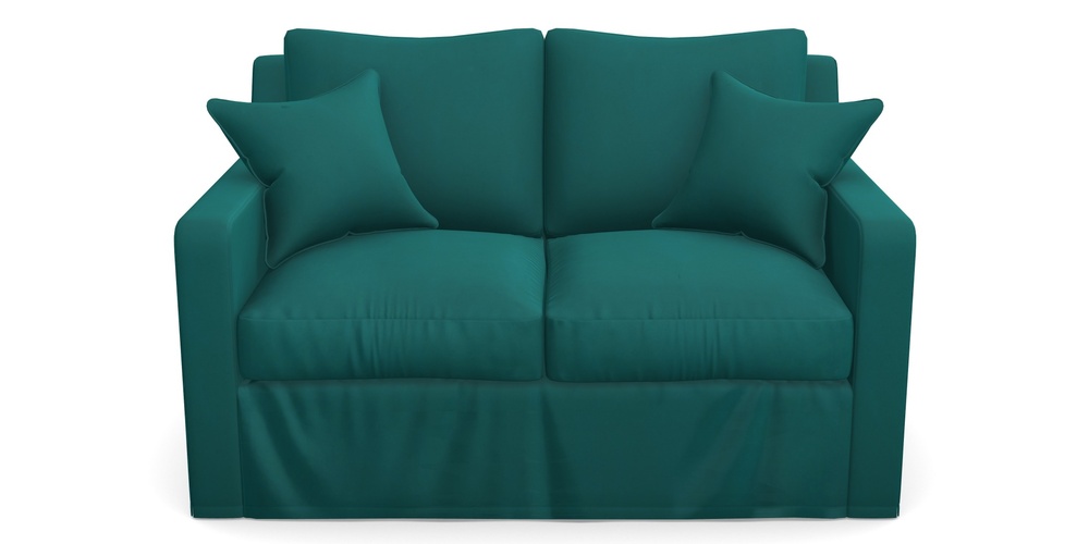 Product photograph of Stopham Sofa Bed 2 Seater Sofa Bed In House Clever Velvet - Teal from Sofas and Stuff Limited