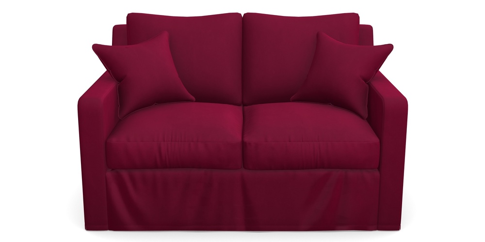 Product photograph of Stopham Sofa Bed 2 Seater Sofa Bed In House Clever Velvet - Wine from Sofas and Stuff Limited