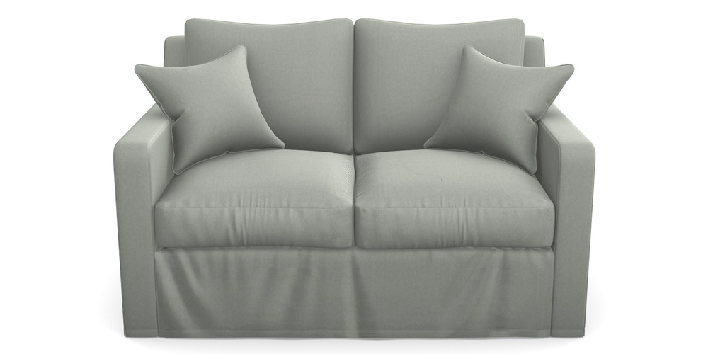 Product photograph of Stopham Sofa Bed 2 Seater Sofa Bed In House Velvet - Elephant from Sofas and Stuff Limited