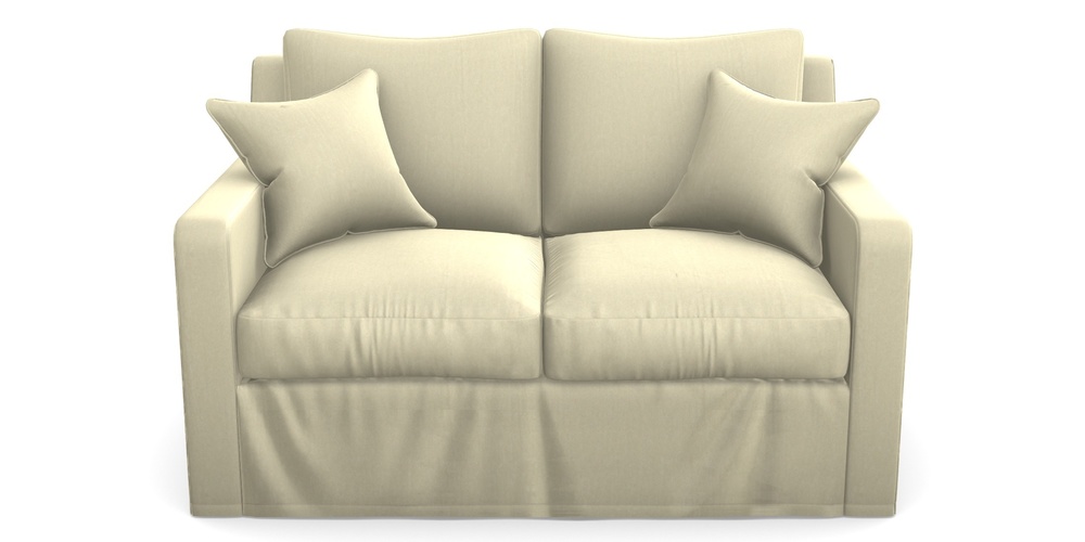 Product photograph of Stopham Sofa Bed 2 Seater Sofa Bed In House Velvet - Latte from Sofas and Stuff Limited
