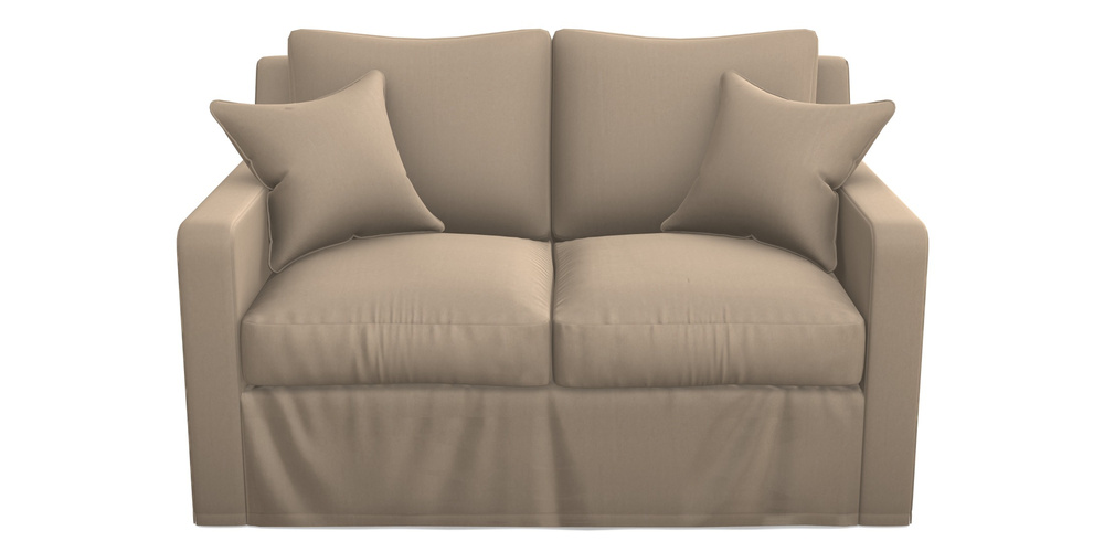 Product photograph of Stopham Sofa Bed 2 Seater Sofa Bed In House Velvet - Linen from Sofas and Stuff Limited
