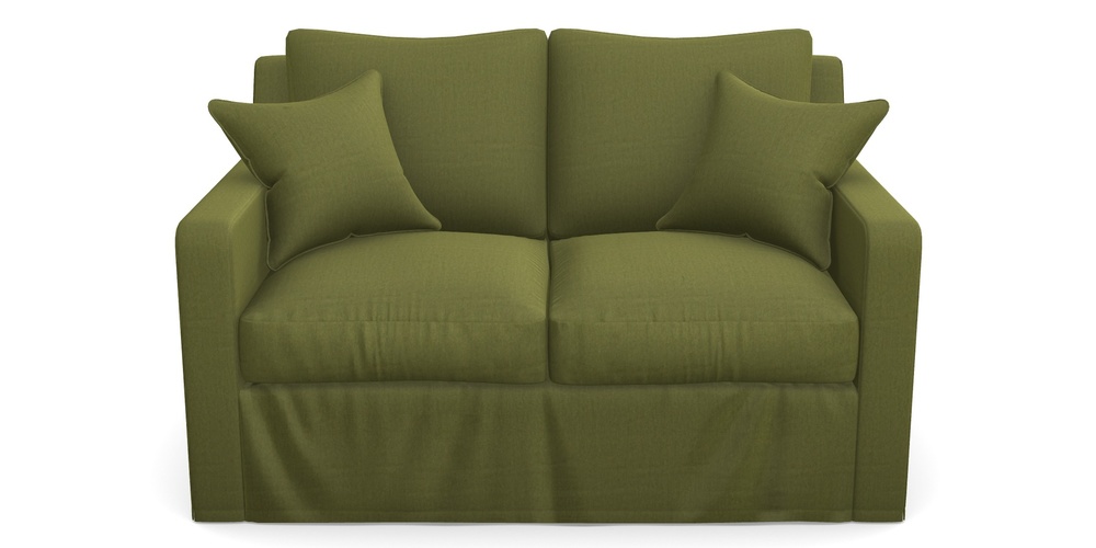 Product photograph of Stopham Sofa Bed 2 Seater Sofa Bed In House Velvet - Olive from Sofas and Stuff Limited