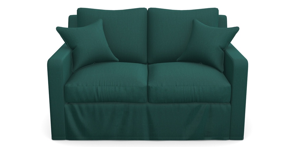 Product photograph of Stopham Sofa Bed 2 Seater Sofa Bed In House Velvet - Peacock from Sofas and Stuff Limited