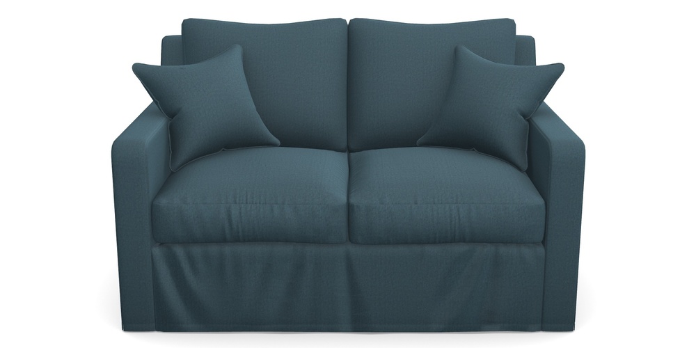 Product photograph of Stopham Sofa Bed 2 Seater Sofa Bed In House Velvet - Petrol from Sofas and Stuff Limited