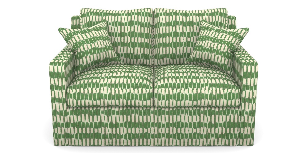 Product photograph of Stopham Sofa Bed 2 Seater Sofa Bed In V A Brompton Collection - Ikat - Basil from Sofas and Stuff Limited