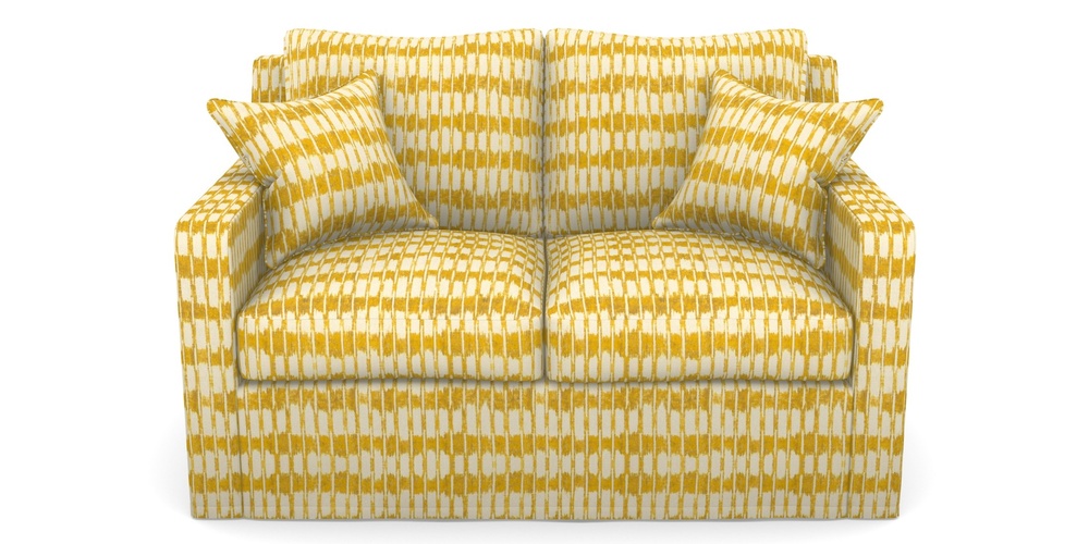 Product photograph of Stopham Sofa Bed 2 Seater Sofa Bed In V A Brompton Collection - Ikat - Corn from Sofas and Stuff Limited