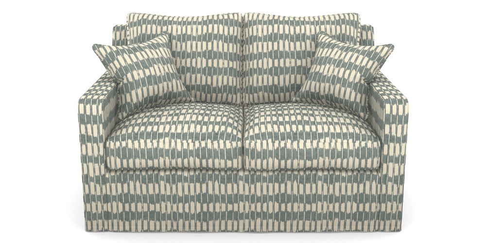 Product photograph of Stopham Sofa Bed 2 Seater Sofa Bed In V A Brompton Collection - Ikat - Pebble from Sofas and Stuff Limited