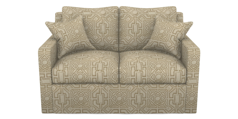 Product photograph of Stopham Sofa Bed 2 Seater Sofa Bed In Rhs Collection - Large Knot Garden Linen - Gold from Sofas and Stuff Limited