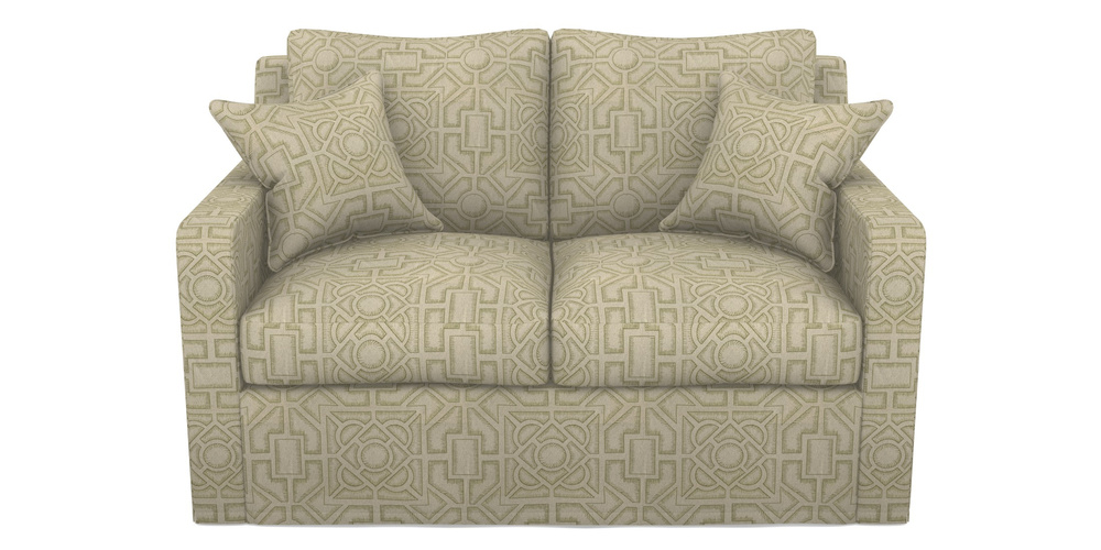 Product photograph of Stopham Sofa Bed 2 Seater Sofa Bed In Rhs Collection - Large Knot Garden Linen - Olive from Sofas and Stuff Limited