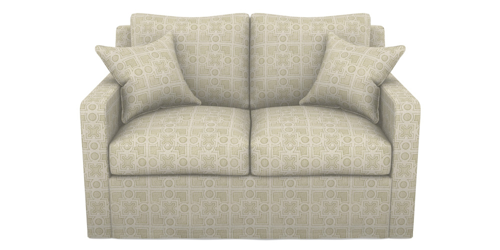 Product photograph of Stopham Sofa Bed 2 Seater Sofa Bed In Rhs Collection - Small Knot Garden Cotton Weave - Olive from Sofas and Stuff Limited