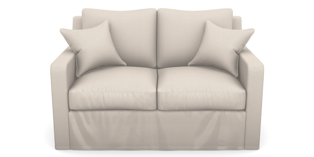 Product photograph of Stopham Sofa Bed 2 Seater Sofa Bed In Two Tone Plain - Biscuit from Sofas and Stuff Limited