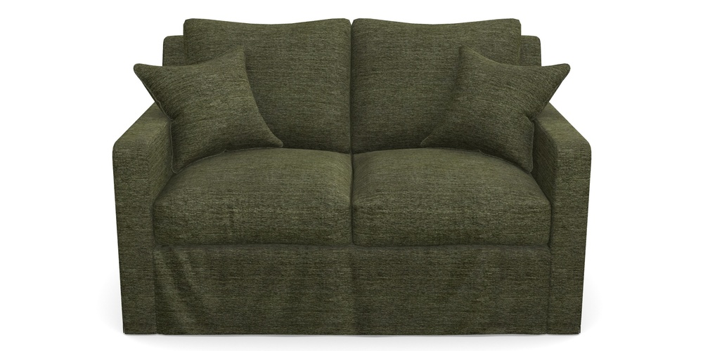 Product photograph of Stopham Sofa Bed 2 Seater Sofa Bed In Textured Velvet - Lichen from Sofas and Stuff Limited