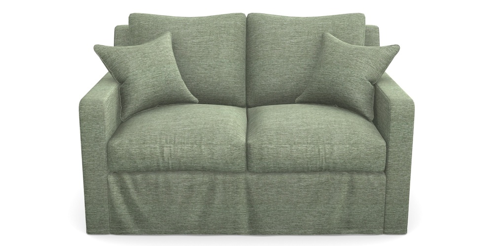 Product photograph of Stopham Sofa Bed 2 Seater Sofa Bed In Textured Velvet - Seagrass from Sofas and Stuff Limited