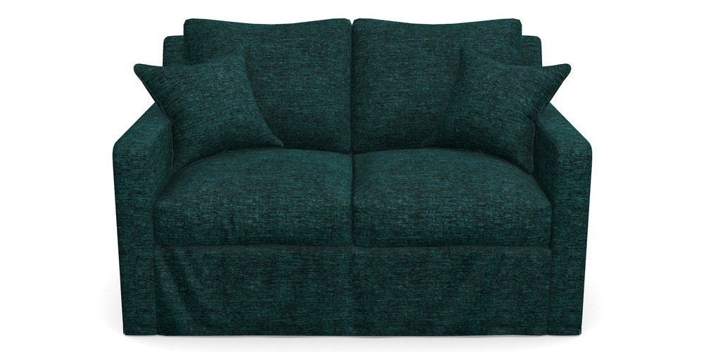 Product photograph of Stopham Sofa Bed 2 Seater Sofa Bed In Textured Velvet - Viridian from Sofas and Stuff Limited