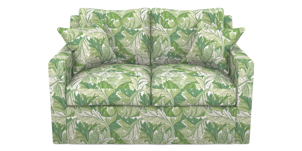 Product photograph of Stopham Sofa Bed 2 Seater Sofa Bed In William Morris Collection - Acanthus - Leaf Green from Sofas and Stuff Limited