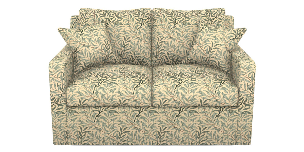 Product photograph of Stopham Sofa Bed 2 Seater Sofa Bed In William Morris Collection - Willow Boughs - Cream Pale Green from Sofas and Stuff Limited