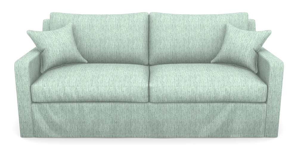 Product photograph of Stopham Sofa Bed 3 Seater Sofa Bed In Aqua Clean Tenby - Duck Egg from Sofas and Stuff Limited