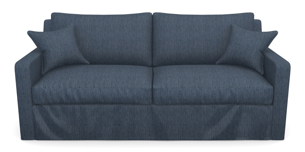 Product photograph of Stopham Sofa Bed 3 Seater Sofa Bed In Aqua Clean Tenby - Navy from Sofas and Stuff Limited