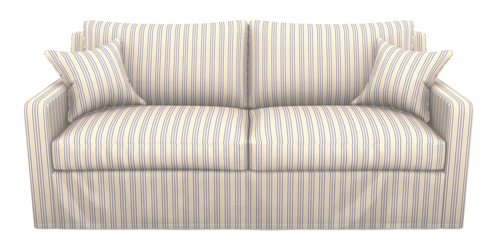 Product photograph of Stopham Sofa Bed 3 Seater Sofa Bed In Cloth 22 - Racing Stripes Ayr - Blueberry from Sofas and Stuff Limited