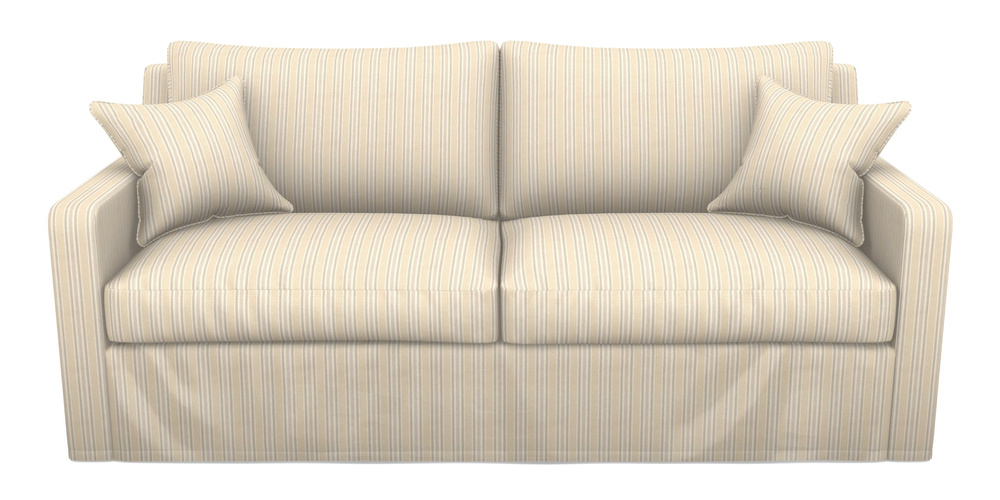 Product photograph of Stopham Sofa Bed 3 Seater Sofa Bed In Cloth 22 - Racing Stripes Ayr - Dove from Sofas and Stuff Limited