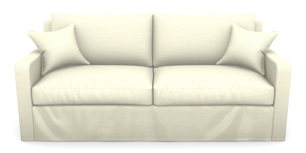 Product photograph of Stopham Sofa Bed 3 Seater Sofa Bed In Basket Weave - Cream from Sofas and Stuff Limited