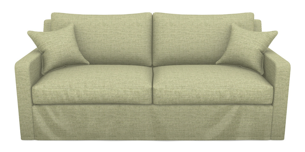 Product photograph of Stopham Sofa Bed 3 Seater Sofa Bed In Basket Weave - Sage from Sofas and Stuff Limited