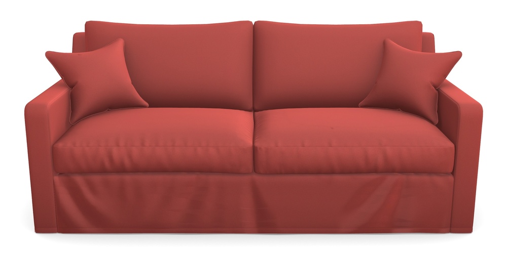 Product photograph of Stopham Sofa Bed 3 Seater Sofa Bed In Clever Glossy Velvet - Scorched Earth from Sofas and Stuff Limited