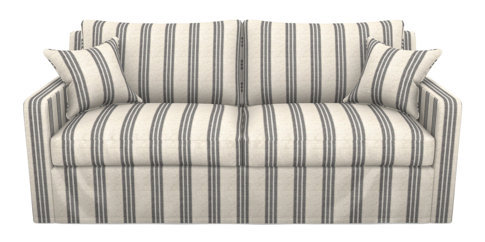 Product photograph of Stopham Sofa Bed 3 Seater Sofa Bed In Cloth 18 Stripes - Bengal - Bible Black from Sofas and Stuff Limited