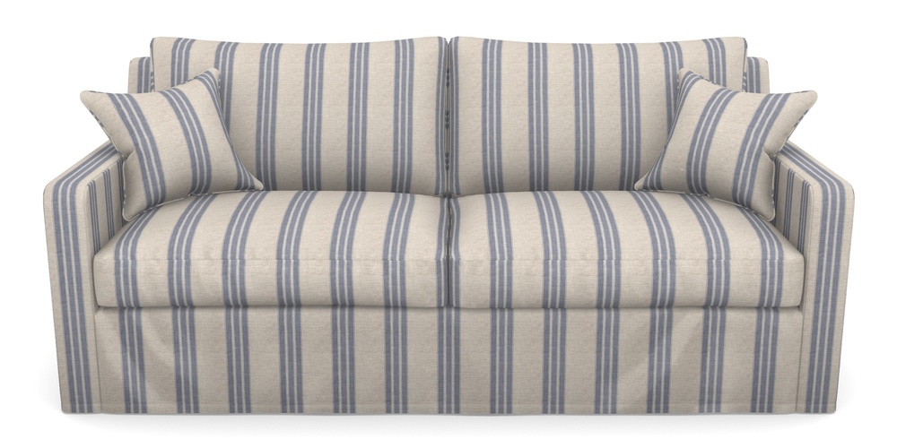 Product photograph of Stopham Sofa Bed 3 Seater Sofa Bed In Cloth 18 Stripes - Bengal - Indigo from Sofas and Stuff Limited