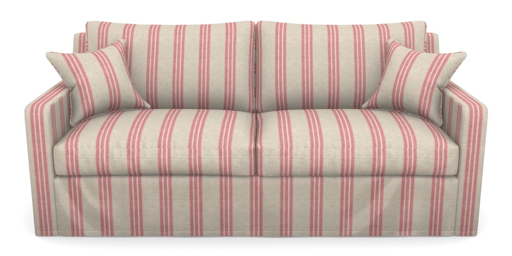 Product photograph of Stopham Sofa Bed 3 Seater Sofa Bed In Cloth 18 Stripes - Bengal - Cranberry from Sofas and Stuff Limited