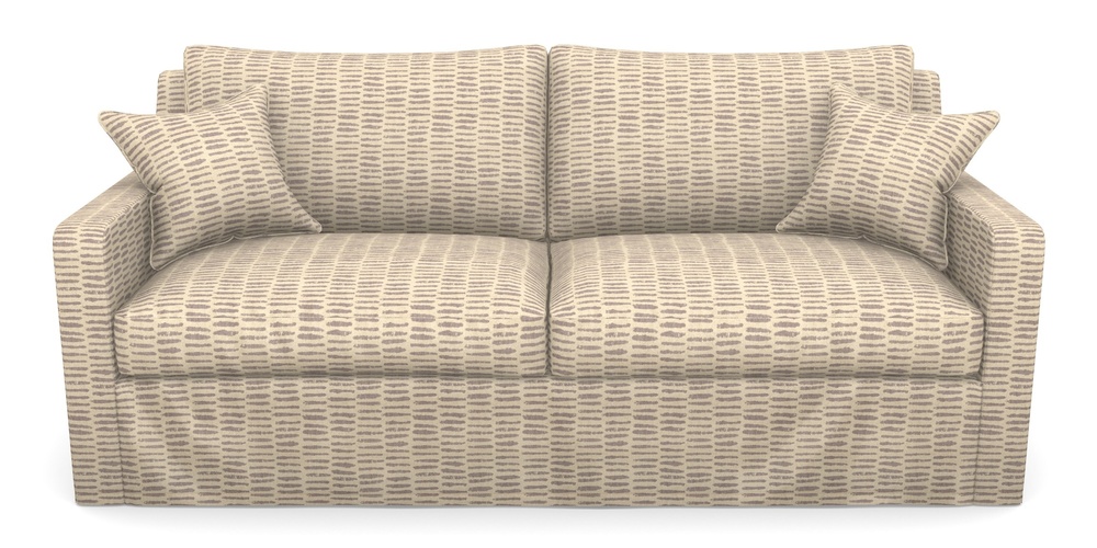 Product photograph of Stopham Sofa Bed 3 Seater Sofa Bed In Cloth 18 - Daub - Berry from Sofas and Stuff Limited