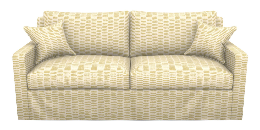 Product photograph of Stopham Sofa Bed 3 Seater Sofa Bed In Cloth 18 - Daub - Summer Corn from Sofas and Stuff Limited