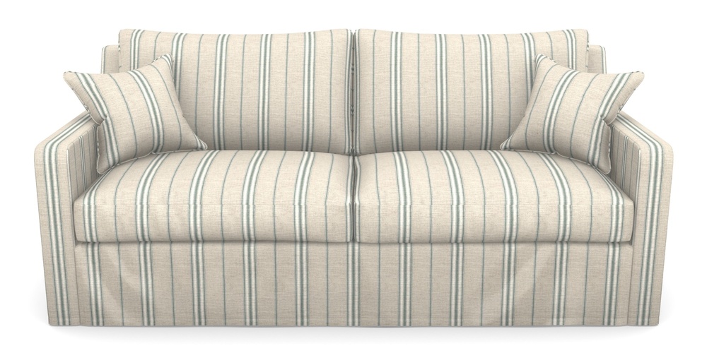 Product photograph of Stopham Sofa Bed 3 Seater Sofa Bed In Cloth 18 Stripes - Regimental - Basil from Sofas and Stuff Limited
