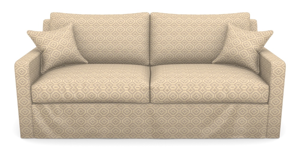 Product photograph of Stopham Sofa Bed 3 Seater Sofa Bed In Cloth 18 - Tile - Berry from Sofas and Stuff Limited