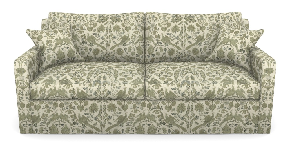 Product photograph of Stopham Sofa Bed 3 Seater Sofa Bed In V A Brompton Collection - Coromandel - Basil from Sofas and Stuff Limited