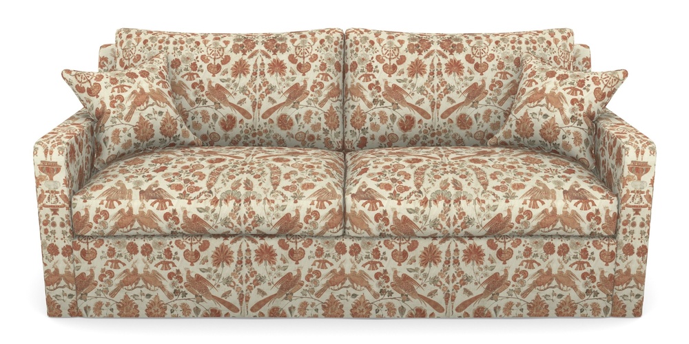 Product photograph of Stopham Sofa Bed 3 Seater Sofa Bed In V A Brompton Collection - Coromandel - Terracotta from Sofas and Stuff Limited