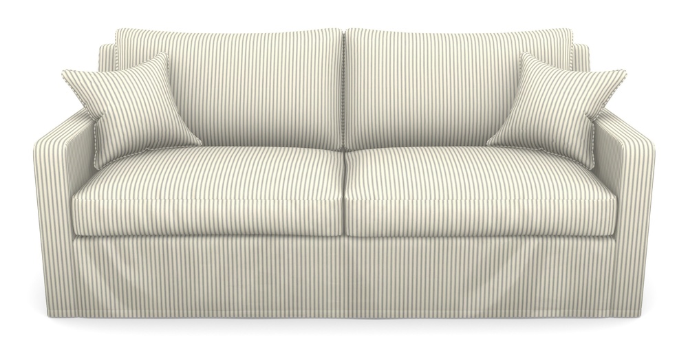 Product photograph of Stopham Sofa Bed 3 Seater Sofa Bed In Cotton Stripe - Airforce from Sofas and Stuff Limited