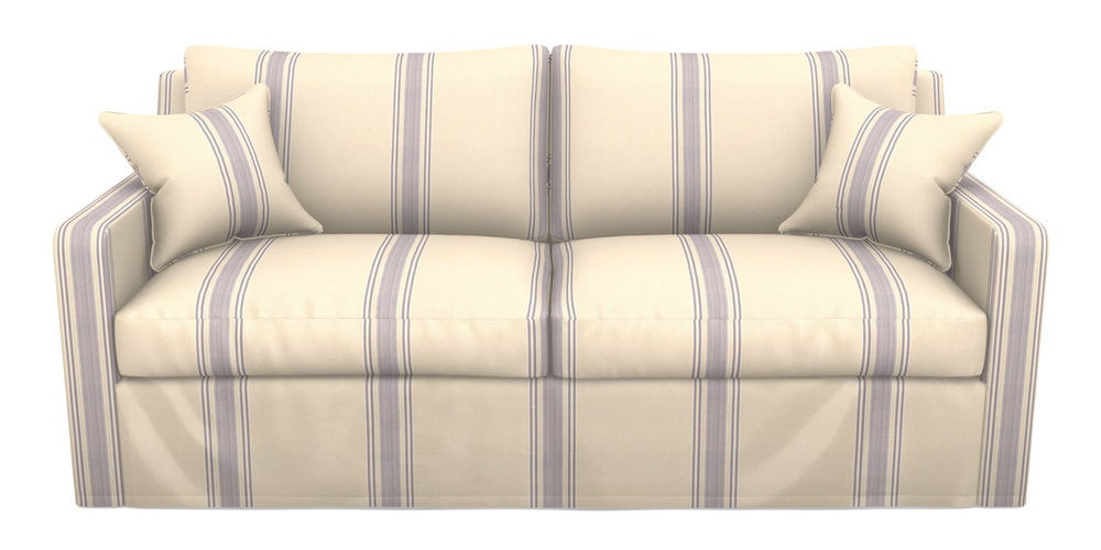 Product photograph of Stopham Sofa Bed 3 Seater Sofa Bed In Cloth 22 - Racing Stripes Cheltenham - Blueberry from Sofas and Stuff Limited