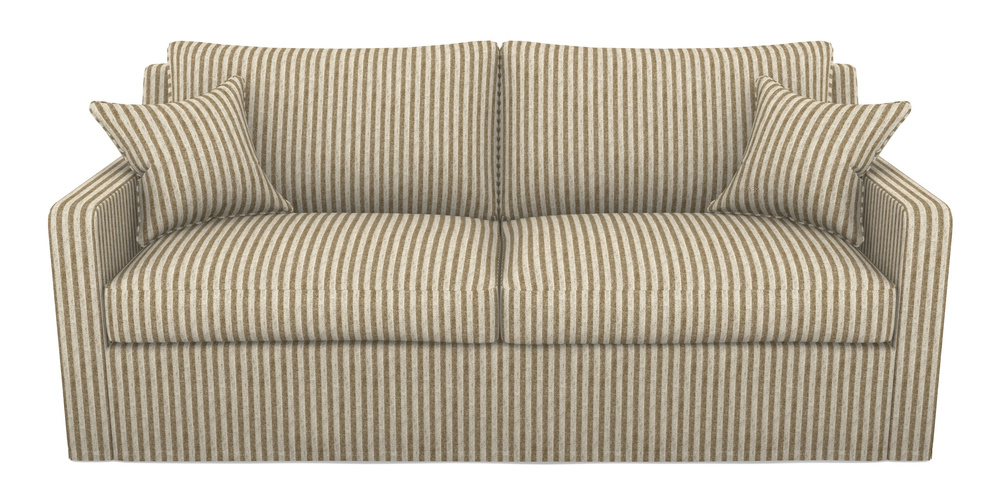 Product photograph of Stopham Sofa Bed 3 Seater Sofa Bed In Cloth 22 - Pinstripe - Fallen Leaf from Sofas and Stuff Limited