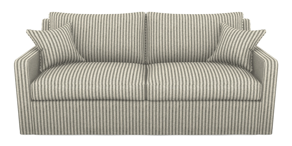 Product photograph of Stopham Sofa Bed 3 Seater Sofa Bed In Cloth 22 - Pinstripe - Seal from Sofas and Stuff Limited