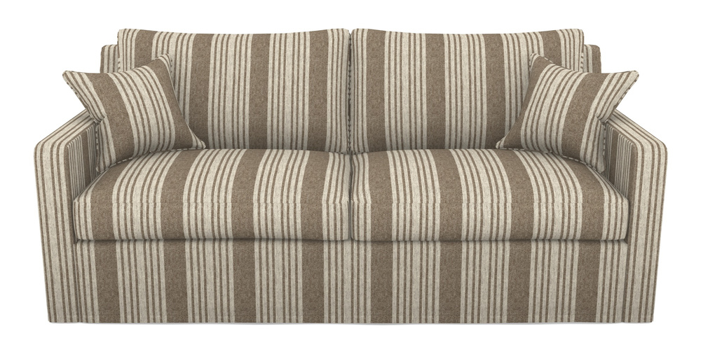 Product photograph of Stopham Sofa Bed 3 Seater Sofa Bed In Cloth 22 - Bayadere - Peat from Sofas and Stuff Limited