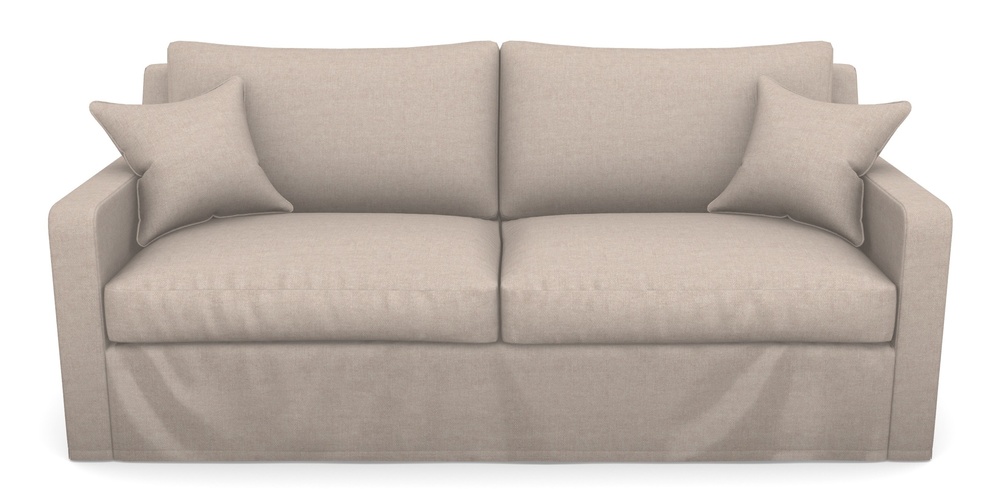 Product photograph of Stopham Sofa Bed 3 Seater Sofa Bed In Easy Clean Plain - Cream from Sofas and Stuff Limited