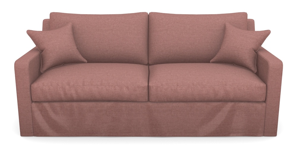 Product photograph of Stopham Sofa Bed 3 Seater Sofa Bed In Easy Clean Plain - Rosewood from Sofas and Stuff Limited