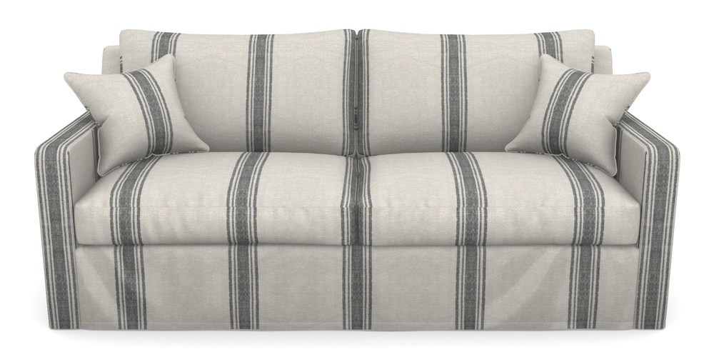 Product photograph of Stopham Sofa Bed 3 Seater Sofa Bed In Flemish Stripe - Black from Sofas and Stuff Limited