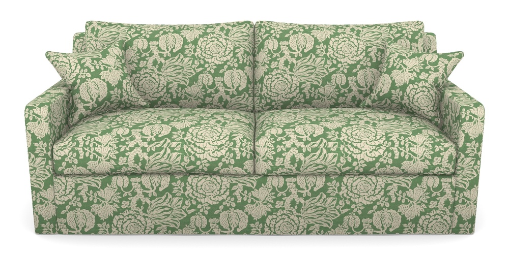Product photograph of Stopham Sofa Bed 3 Seater Sofa Bed In V A Brompton Collection - Flowering Kale - Basil from Sofas and Stuff Limited