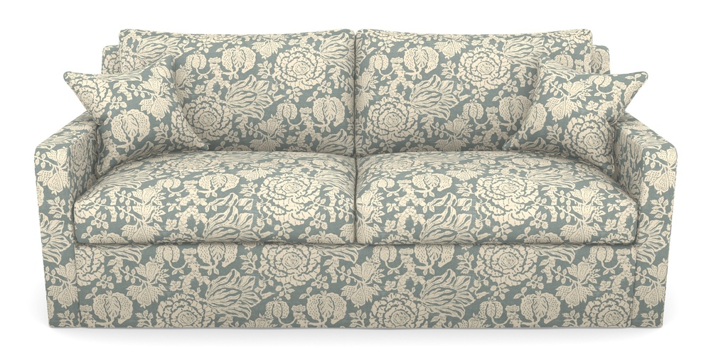 Product photograph of Stopham Sofa Bed 3 Seater Sofa Bed In V A Brompton Collection - Flowering Kale - Pebble from Sofas and Stuff Limited